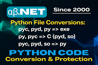 convert python script to exe and turn pyd pyc to py both ways with protection