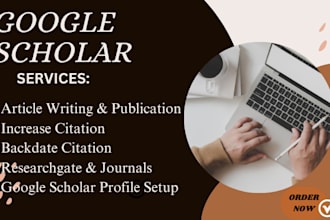 boost google scholar citations journals backdates and researchgate