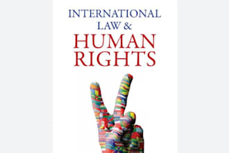 write on international law and human rights