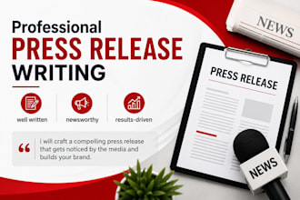write a professional press release