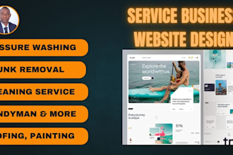 design handyman, junk, cleaning, painting, service website