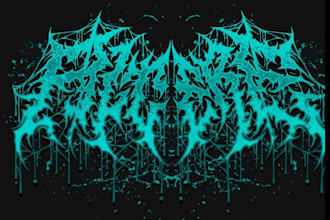 design a logo for metal bands, rock, death metal, grindcore, deathcore
