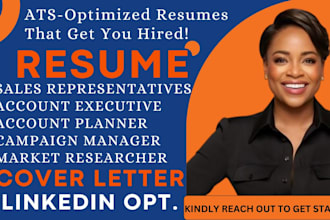 write account executive, sales representative, campaign manager and sales resume