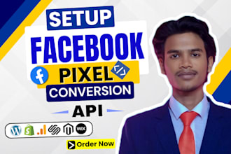 setup meta pixel, conversion API, server side tracking or fix fb ad tracking