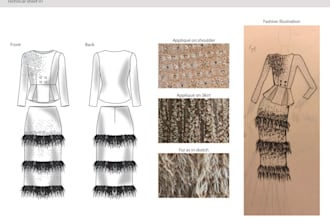 do convert you design sketches to technical sketches with tech packs