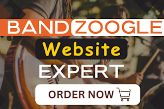 build and redesign your bandzoogle website and store