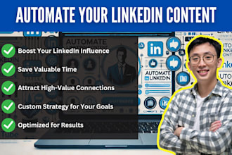 optimize linkedin profile and automate your content