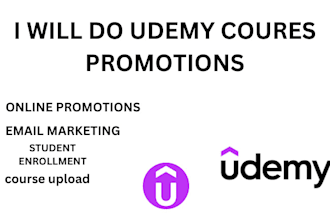 do udemy course promotion udemy course marketing online course promotion