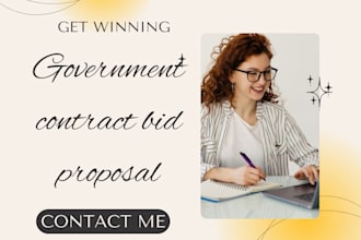 a professional winning government contract bid proposal rfp rfi rfq US UK tender