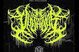 design a logo for your power, folk, or symphonic metal band
