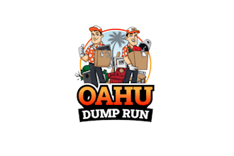 design hawaiian junk removal company logo