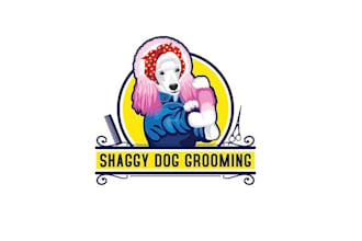 design riveting pink standard poodle logo