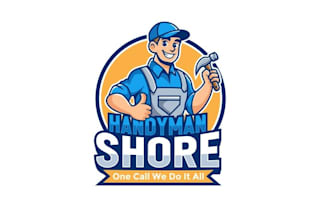 design awesome shore handyman logo