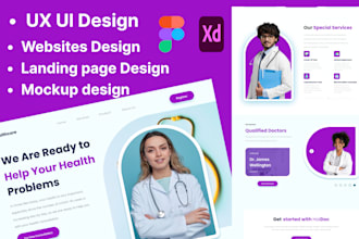 do figma design, figma website, figma design website, website ui ux, mockup