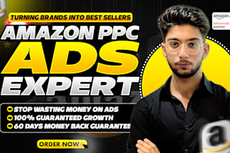 setup manage, optimize amazon PPC ads campaign, expert amazon PPC manager