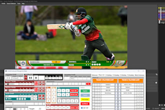 cricket scorecard manager software is a cricket scoreboard