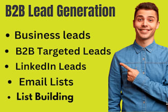 do b2b lead generation and email list building