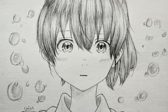 draw custom anime, manga, or realistic