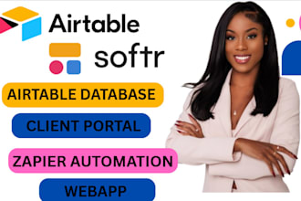 be your airtable expert automation softr webapp client portal zapier integration