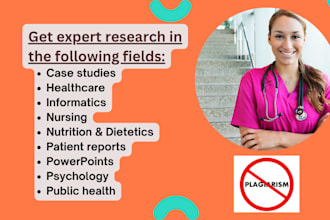 do amazing nursing, public health, informatics research and powerpoint