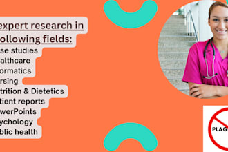 do amazing nursing, public health, informatics research and powerpoint