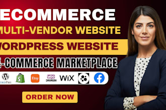build shopify multivendor website, wordpress multi vendor ecommerce marketplace
