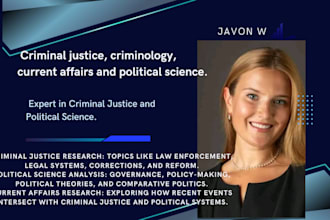 do criminal justice, criminology, current affairs and political science