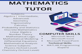 help you in math,calculus,statistic,physics and chemistry