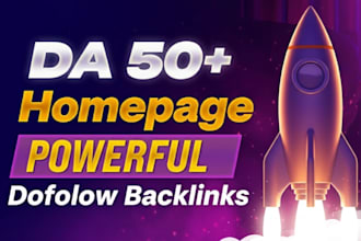 do homepage contextual sidebar, footer high da50 dofollow