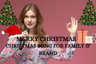 write and produce custom christmas song, new year song, and background music