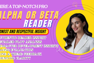 alpha or beta read science fiction thriller horror mystery fantasy fiction novel