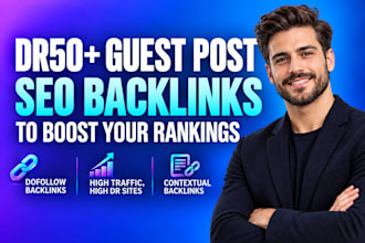 build high DR contextual dofollow guest post backlinks for SEO