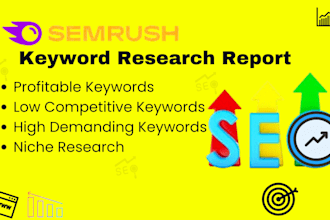 do advanced profitable SEO keyword research and competitor analysis