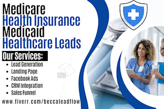 generate hot medicare leads medicare health insurance leads medicaid healthcare