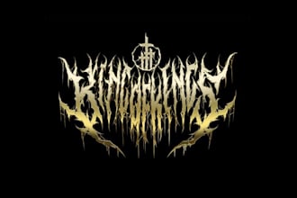 design a logo for your power, folk, or symphonic metal band