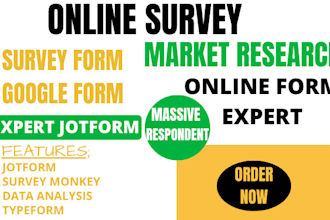 conduct your online survey forms and poll with 1000 respondents