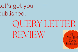help you with you query letter and package