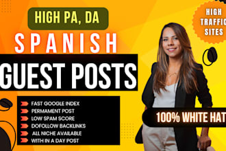 provide spanish guest posts dofollow backlinks in spain