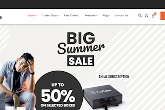 design subscription box shopify store subscription website membership website