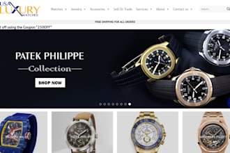 build luxury wrist watch shopify store smart watchstore wrist watch dropshipping