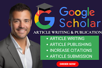 write and publish research article in high indexed journal on google scholar