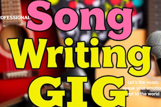 compose and produce a love song, custom song, rap song, birthday song
