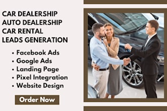 generate car dealership leads car rental leads auto dealership car sales website