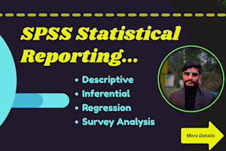 perform spss statistical analysis and prepare a full statistical report