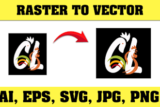 design, redesign, vectorize, edit, modify logo for your company