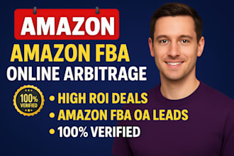 amazon fba winning online arbitrage product hunting sourcing expert VA  for amz