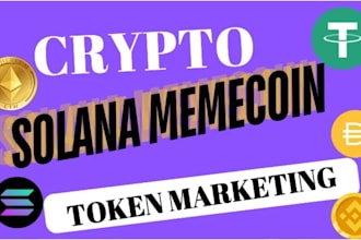 pump your sui token, crypto, trx, sol, moonshot meme coin, telegram promotion