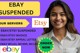 write ebay and amazon appeal, poa for you suspended account