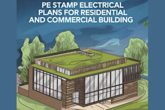 design, pe stamp electrical plans for residential and commercial building