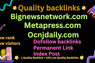 publish your article on bignewsnetwork,com ocnjdaily,com metapress,com